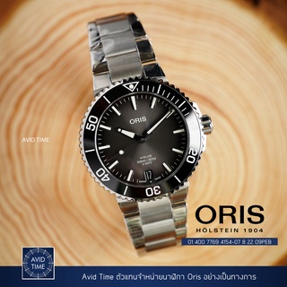Oris Aquis Date Calibre 400 สีดำ 41.5mm (01 400 7769 4154-07 8 22 09PEB) Avid Time โอริส ของแท้