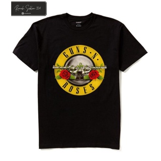 Guns N ROSES เสื้อยืด / เสื้อวงร็อคดนตรี / GNR ROUNDS-5XL