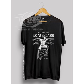 เสื้อยืดโอเวอร์ไซส์เสื้อยืด ผ้าฝ้าย พิมพ์ลาย Skate Relax COMBED 30S-3Y STORES-3XL