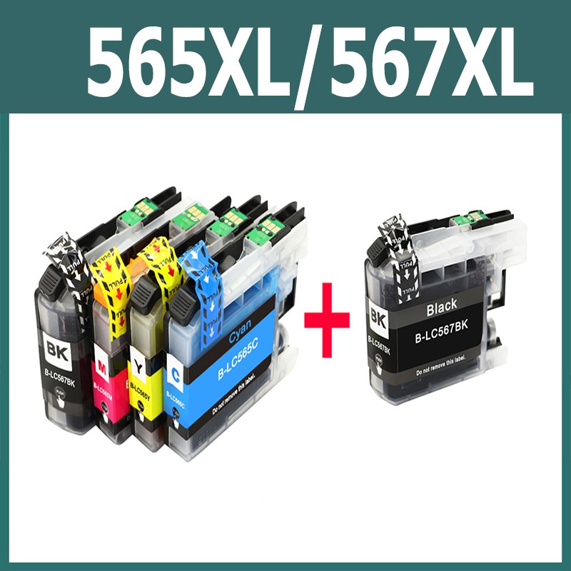 Brother LC 565 LC 567 หมึก LC 565XL LC 567XL สีดำ LC 565 XL LC 567 XL ...