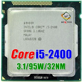 ⚡ CPU i5 2400 / 3.1Ghz / 4คอร์ 4เทรด / Socket LGA 1155 / ฟรี ซิลิโคน จัดส่งไว