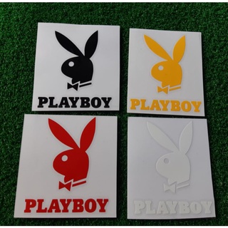 สติ๊กเกอร์ PLAY BOY งานตัด กันน้ำ สีสันสดใส