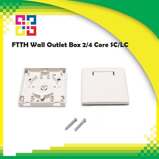FTTH Wall Outlet Box 2/4 Core SC/LC