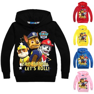 เสื้อกันหนาวพิมพ์ลายการ์ตูน Paw Patrol สำหรับเด็ก