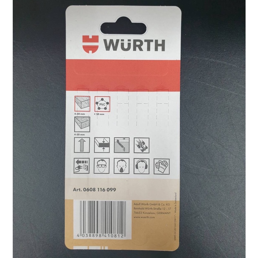 wurth-ใบเลื่อยจิ๊กซอ-ชุด-5ใบ-แบบเสียบ-สำหรับงานไม้-ขนาด-75มม-สำหรับตัดโลหะ-ขนาด-66มม