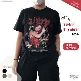 &lt;พร้อมส่ง&gt; เสื้อยืด ลายวง Twice Concert ver - Once - Twice series - by Whyzco