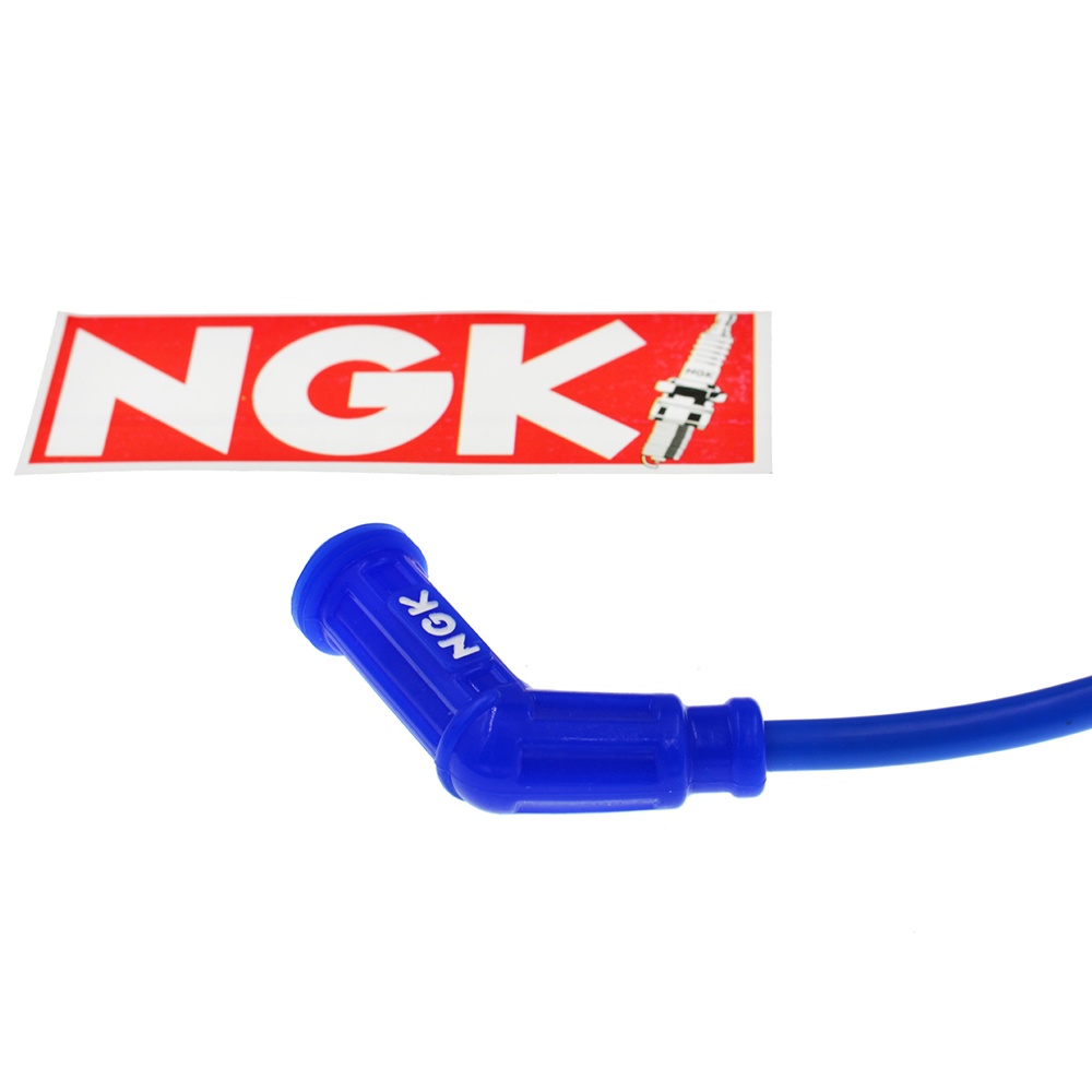 ภาพหน้าปกสินค้าปลั๊กหัวเทียน NGK พร้อมสายแต่ง ( 120 สีน้ำเงิน ) FOR honda WAVE, MIO, CLICK และ อื่นๆ จากร้าน colanicky บน Shopee