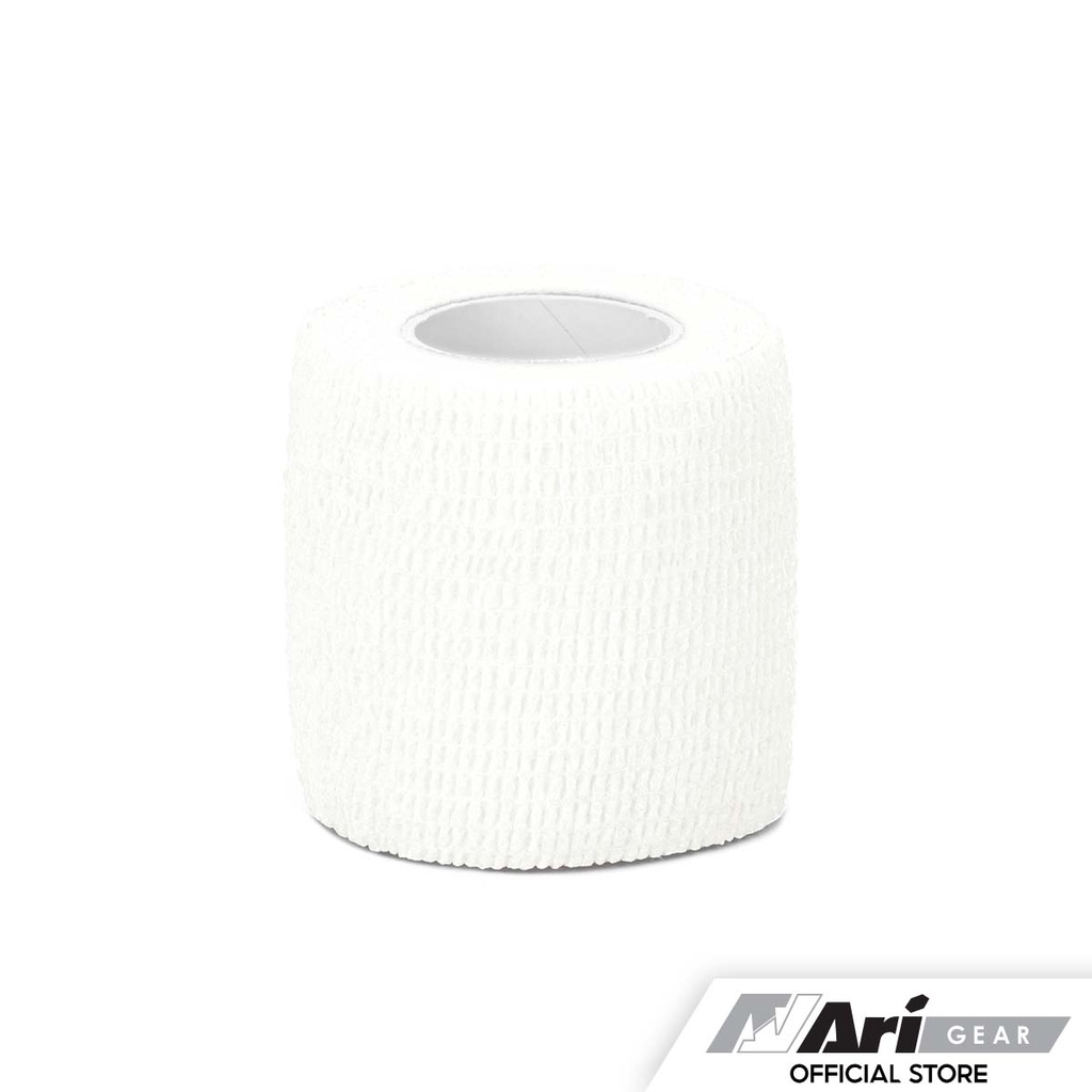 ari-cohesive-sports-tape-white-เทปผ้าล็อค-อาริ-2-นิ้ว-สีขาว
