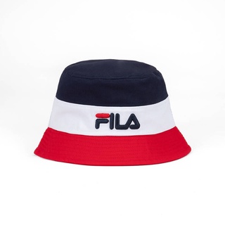 FILA หมวกบักเก็ต 3สีแดง/กรมท่า/ขาว