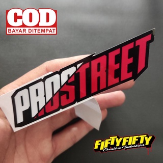 Prostreet สติกเกอร์เคลือบเงา พิมพ์ลาย กันน้ํา สําหรับติดตกแต่งหมวกกันน็อค รถจักรยานยนต์ รถยนต์