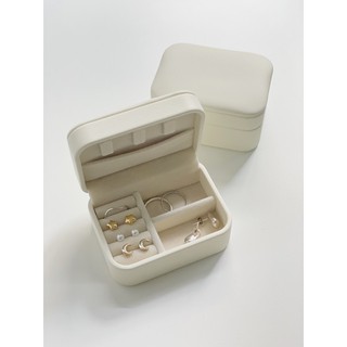 Vanilla Mini Travel Jewelry Box