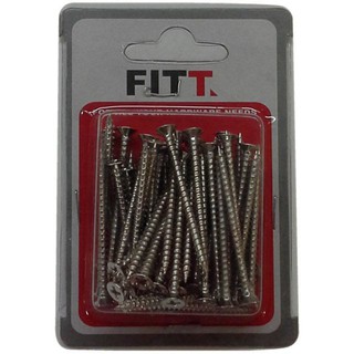 FITT 4X50MM TF CHIPBOARD SCREW 50EA สกรูชิพบอร์ด FITT F 4x50 มม. 50 ตัว สกรู, น๊อตและแหวน อุปกรณ์ยึดติด เครื่องมือช่างแล