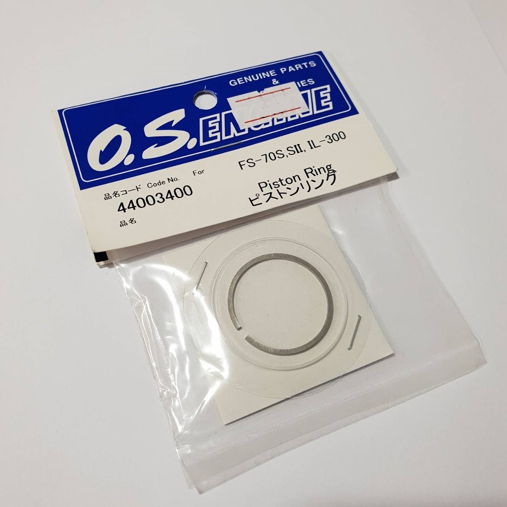 แหวน O.S Piston Ring FS-70 SII 44003400 อะไหล่ os อะไหล่เครื่องบิน ...