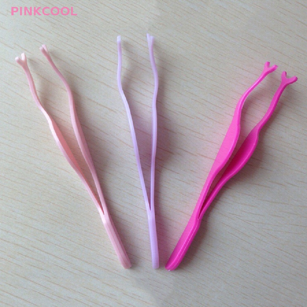 pinkcool-1x-plastic-false-eyelash-extension-applicator-remover-tweezer-nipper-beauty-tool-hot