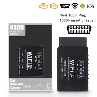 ภาพขนาดย่อของภาพหน้าปกสินค้าELM327 WIFI OBD2 เครื่องสแกนเนอร์เครื่องมือวินิจฉัยรถยนต์อัตโนมัติ เครื่องสแกนรถยนต์ สมาร์ทเกจ OBD scanner อ่าน จากร้าน auto_carmotor บน Shopee