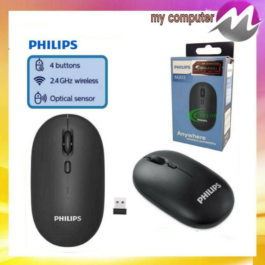 Philips Mouse Wireless Model M Shopee Thailand