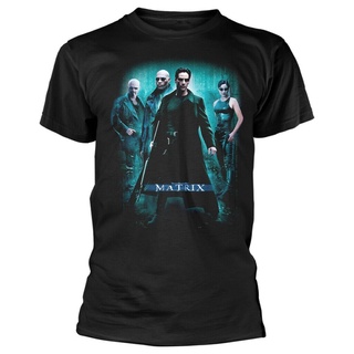Tshirtคอลูกเรือcrew neckGildan เสื้อยืด ผ้าฝ้าย 100% พิมพ์ลายโปสเตอร์ The Matrix ของขวัญวันเกิด สําหรับผู้ชาย-4XL