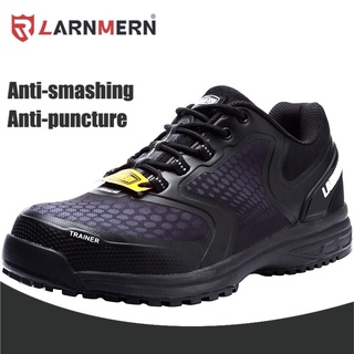 ภาพขนาดย่อของสินค้ารองเท้าเซฟตี้ Safety Shoes รองเท้านิรภัย หัวเหล็ก LARNMERN L8053