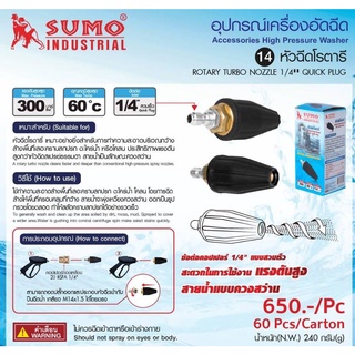 หัวฉีดโรตารี่-สวมเร็ว 1/4" SUMO