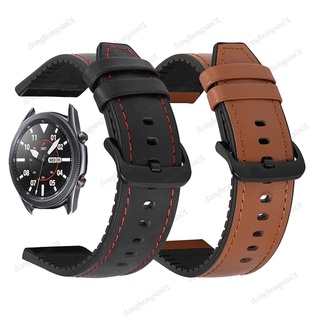 สายนาฬิกาข้อมือซิลิโคน สายหนัง สําหรับ Samsung Galaxy Watch 5 5Pro 45 มม. Watch4 Watch 3 45 มม. 41 มม. Galaxy 42 46 มม. Gear S3 S2