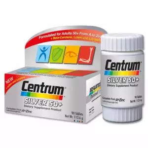 ภาพหน้าปกสินค้าCentrum SILVER 50+ A to Zinc + Beta-Carotene Lutien 90เม็ด จากร้าน nongrx บน Shopee