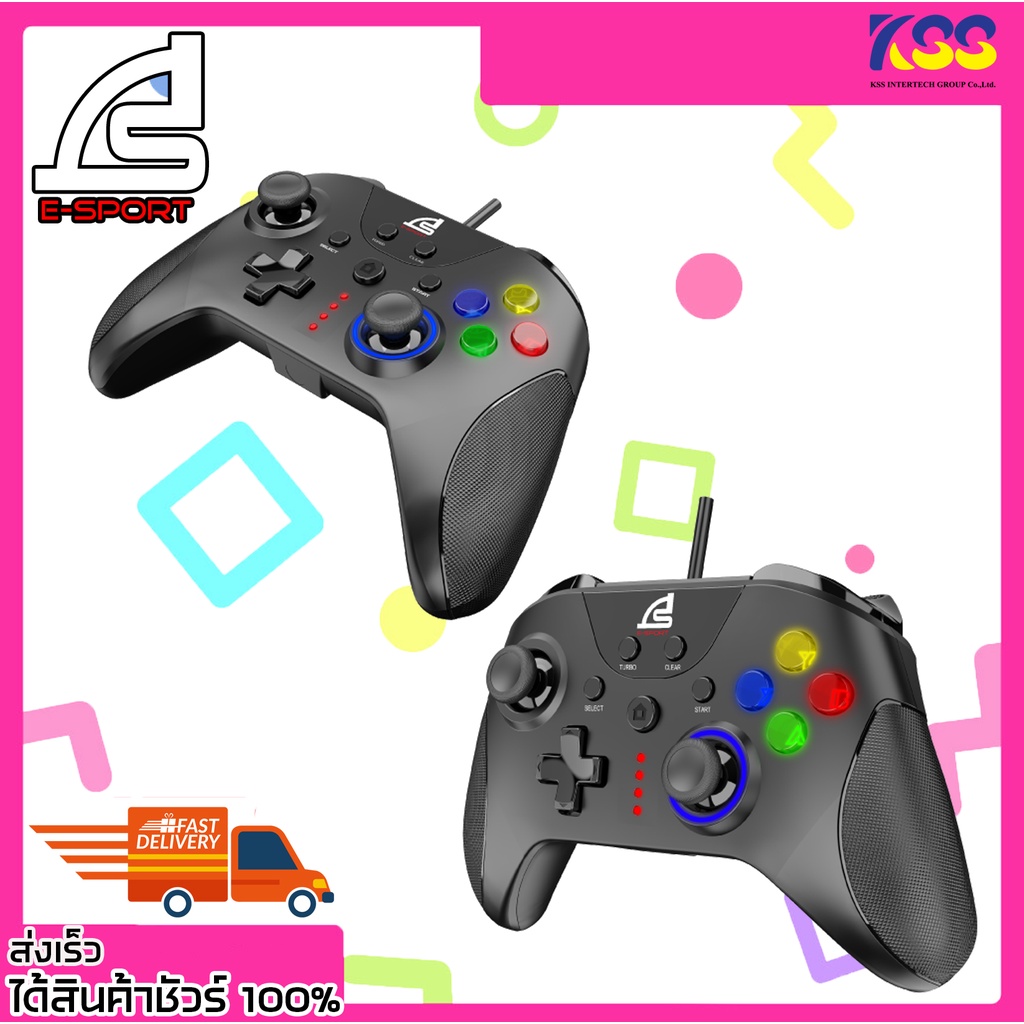 จอยเกมส์ จอยเกมมิ่งส์ SIGNO GP-660 E-Sport Gaming Controller EXCELER ...