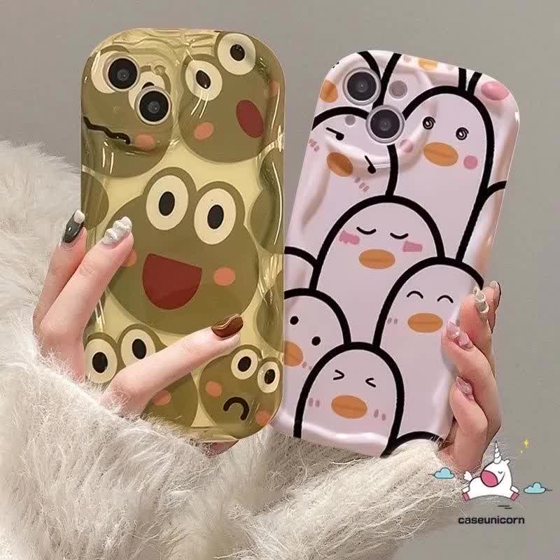 เคสโทรศัพท์มือถือแบบนิ่ม-ลายการ์ตูนกบ-เป็ดน่ารัก-3d-สําหรับ-redmi-10c-9t-9-10a-9c-nfc-a1-a2-9a-poco-m3-redmi-note-12-8-11-10s-11s-9-10-pro-max