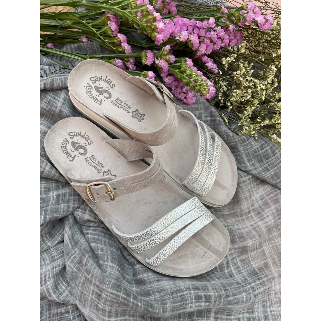 fantasy-sandals-รองเท้าแตะ-หนังแท้-พื้นยืดหยุ่น-รุ่น-lola-grey-dolaro