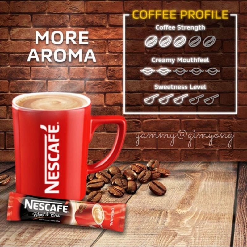 ภาพสินค้ากาแฟ Nescafe 3in1 Blend&Brew เนสกาแฟ สูตรสีแดงและสีเขียว นำเข้าจากมาเลเซีย จากร้าน thanatchayachuenjit บน Shopee ภาพที่ 1