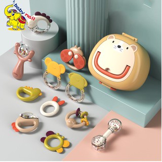 ภาพหน้าปกสินค้า🎈พร้อมสง🎈ยางกัดเด็ก ของเล่นยางกัด ยางกัดของเด็ก  ของขวัญเด็ก 3-36 เดือน Newborn Gift Teether Rattle รุ่น:YZ001 ซึ่งคุณอาจชอบสินค้านี้