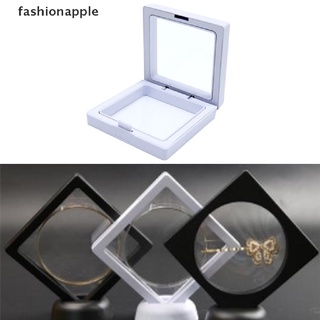 [fashionapple] ใหม่ กล่องเก็บเครื่องประดับ สร้อยคอ แบบใส สีขาว