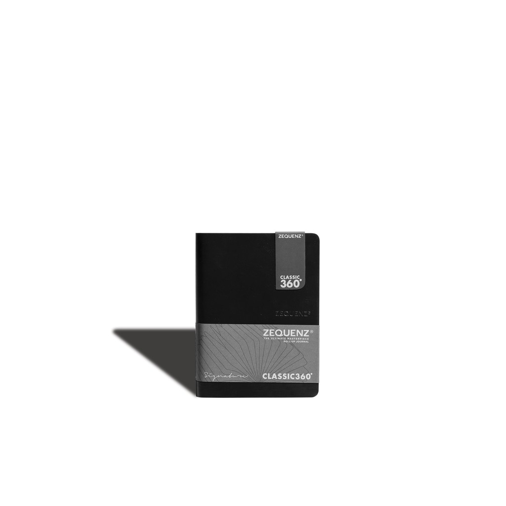 ภาพหน้าปกสินค้าZEQUENZ Signature Classic A6 Black สมุดโน๊ต Zequenz สีดำ ขนาด A6