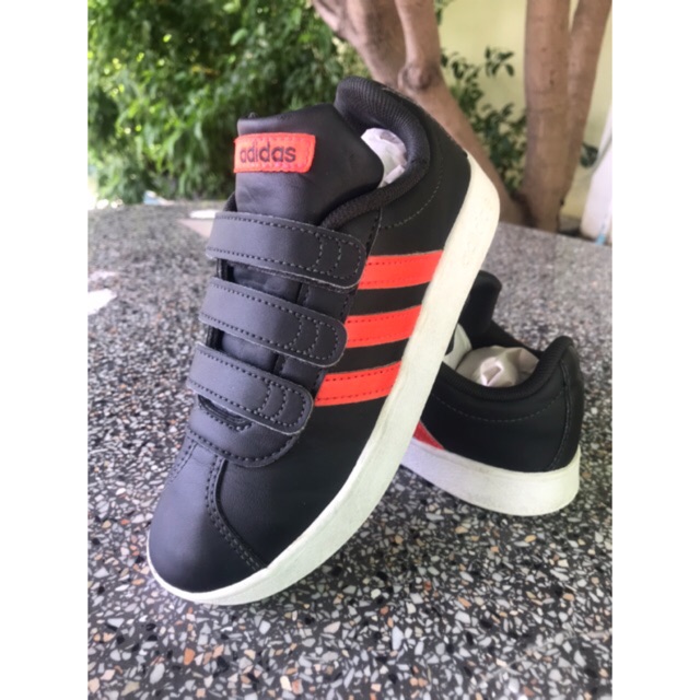 Adidas cloudfoam black orange deals