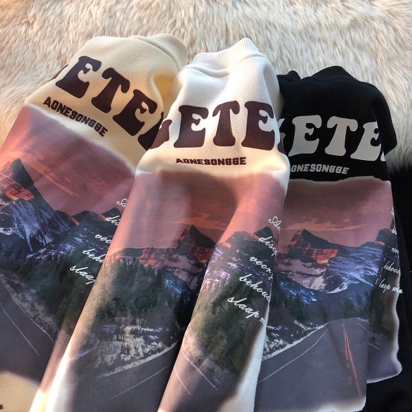 เสื้อกันหนาว-คอกลม-แขนยาว-ทรงหลวม-สไตล์เกาหลี-พลัสไซซ์-สําหรับผู้หญิง