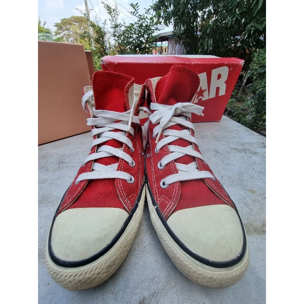 พร้องส่ง-converse-made-in-u-s-a-สีแดงหุ้มข้อ-เบอร์-6-ส่งฟรีครับผม