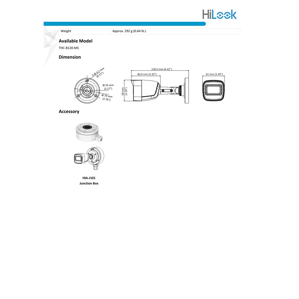 hilook-กล้องวงจรปิด-รุ่น-thc-b120-ms-มีไมค์ในตัว-เลนส์-2-8mm
