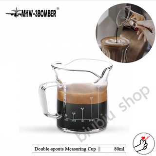 MHW-3BOMBER  แก้วตวง Single Mouth/Double Mouth cup  ขนาด 70/80ml