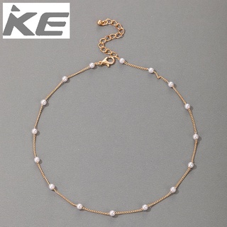 Simple Short Pearl Necklace Clavicle Chain Korean Necklace Womens Trendy French Decorative Ne