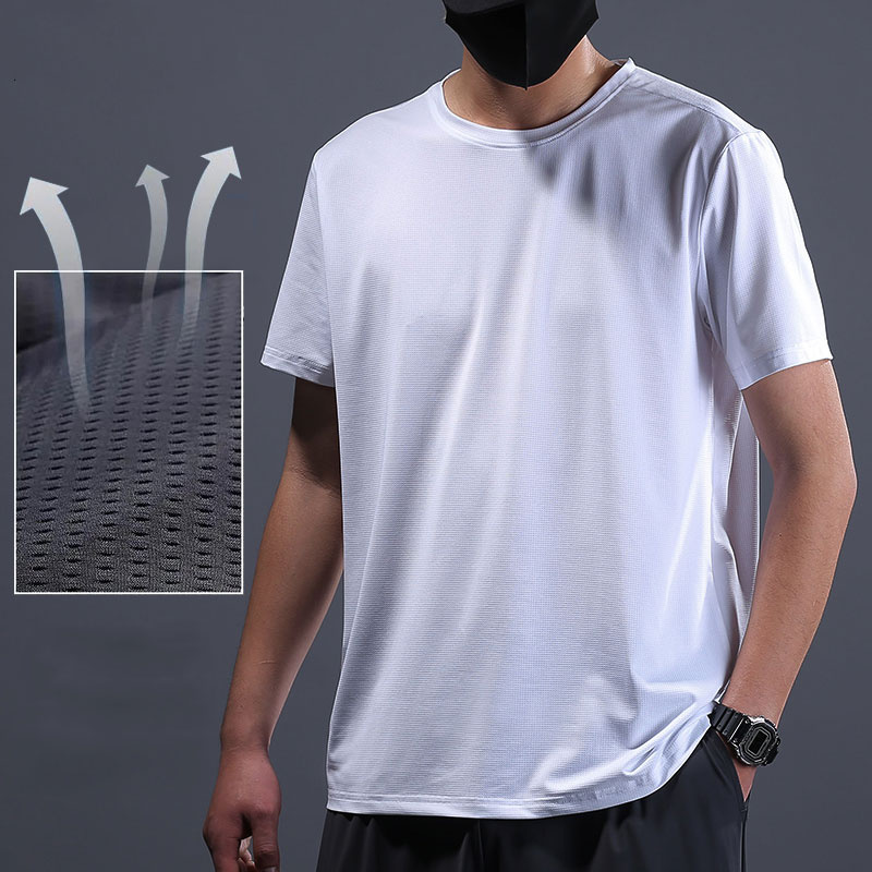 เสื้อยืดแขนสั้นลําลอง-ระบายอากาศได้ดี-แบบแห้งเร็ว-แฟชั่นฤดูร้อน-สําหรับผู้ชาย-ไซซ์-m-4xl