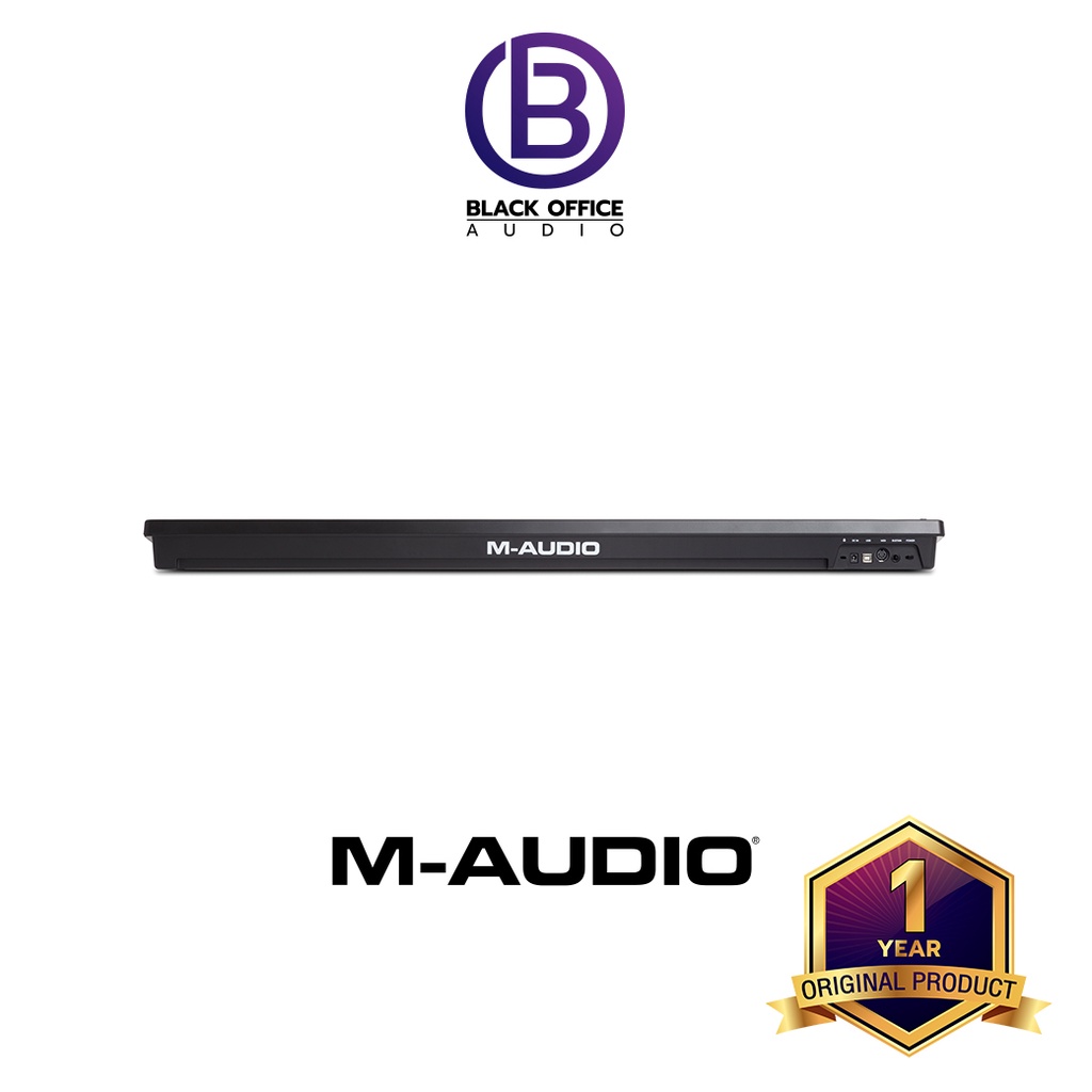 m-audio-keystation-61-mk3-มิดี้-คีย์บอร์ด-ทำเพลง-ทำบีท-midi-keyboard-midi-controller-blackofficeaudio