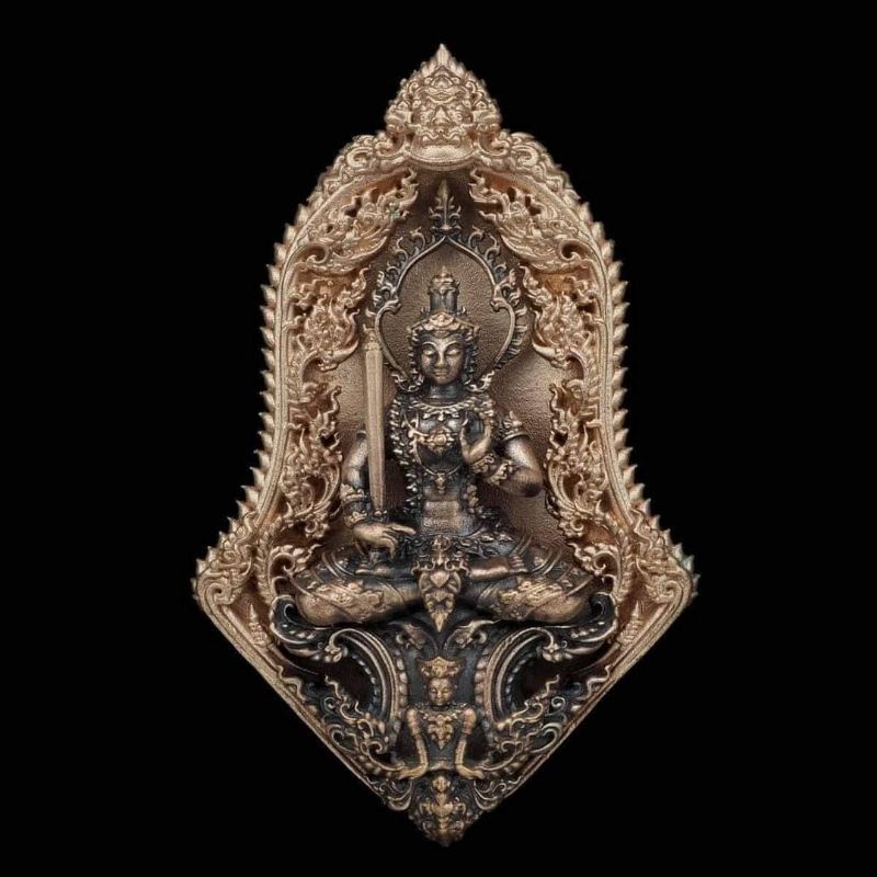 พระไพศรพณ์-วัดจุฬามณี-เนื้อนวะองค์ซาติน-no-727
