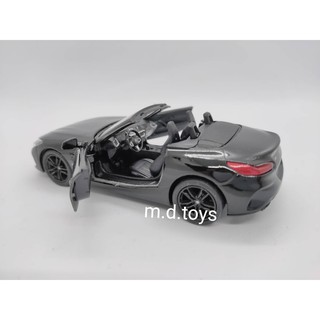 ภาพขนาดย่อของภาพหน้าปกสินค้ารถโมเดลเหล็ก BMW Z4 Scale 1/34 จากร้าน m.d.toys บน Shopee ภาพที่ 4