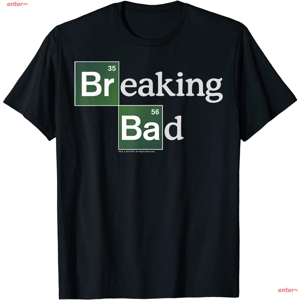 enter-เสื้อ-breaking-bad-periodic-square-logo-t-shirt-เสื้อยืด-คู่