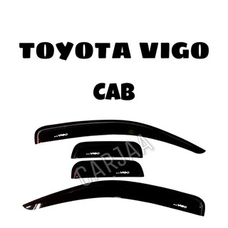 คิ้ว/กันสาดรถยนต์ วีโก้ (แค็บ/4ประตู) Toyota Vigo
