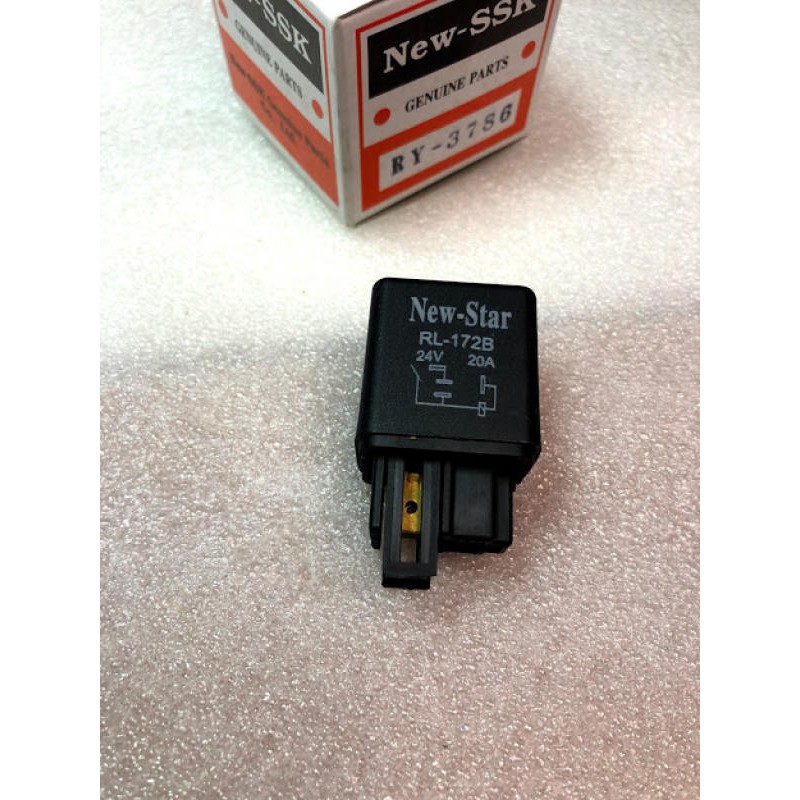 รีเลย์ไฟหน้า-3ขา-24v-สำหรับ-mitsubishi-fuso-รีเลย์-relay-ไฟหน้า-ฟูโซ่