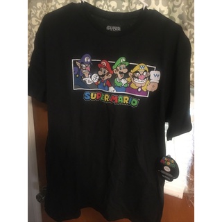 [S-5XL] เสื้อยืด พิมพ์ลาย SUPER BROS แฟชั่นสําหรับผู้ชาย Luigi Nintendo วิดีโอเกม Wario YOSHI  S 104308