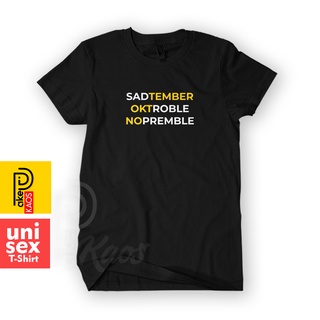 เสื้อยืดโอเวอร์ไซส์เสื้อยืด ผ้าฝ้าย พิมพ์ลาย Sad OKT NOP ยุค 30 สําหรับผู้ชาย และผู้หญิงS-3XL