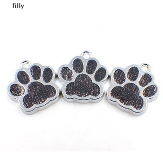 ภาพขนาดย่อของภาพหน้าปกสินค้าDog Tag Engraved Dog Collar Puppy Pet ID Name Paw Glitter Pendant Address Tags DFG จากร้าน filly.th บน Shopee ภาพที่ 4