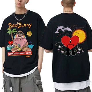 [S-5XL] เสื้อยืดแขนสั้น พิมพ์ลาย Bad Bunny UN VERANO SIN TI Music 2022 สไตล์ฮิปฮอป สําหรับผู้ชาย