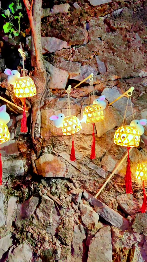 calcix-โคมไฟไม้ไผ่-รูปกระต่ายน่ารัก-แฮนด์เมด-สไตล์จีน-เทศกาลไหว้พระจันทร์กลางฤดูใบไม้ร่วง